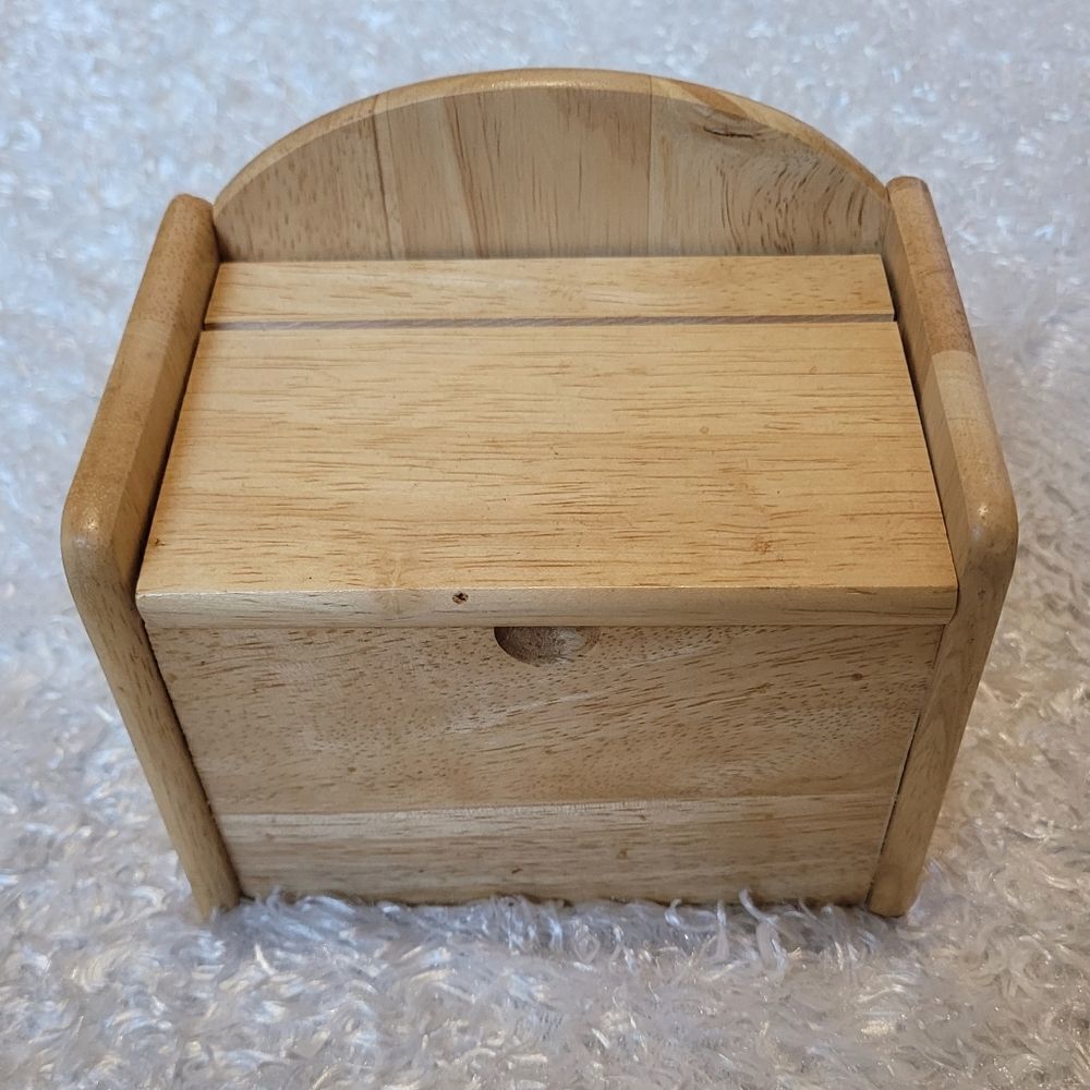 Wood recipe box 